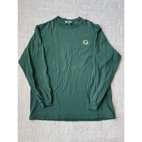 VTG Green Bay Packers Shirt Long Sleeve Logo NFL USA - Picture 1 of 6
